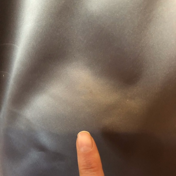 Talbots Silver Button Ruffle Top MP - Picture 7 of 8